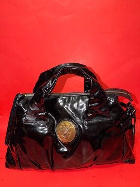 GUCCI Hysteria Patent Leather Handbag